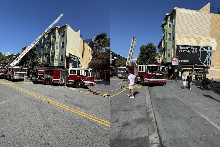 North Beach Broadway Blaze Forces Tenants Out Of Four-Story Building
