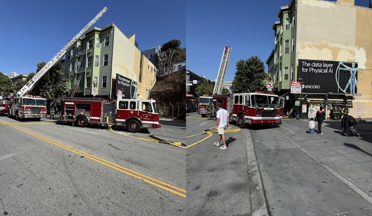 North Beach Broadway Blaze Forces Tenants Out Of Four-Story Building