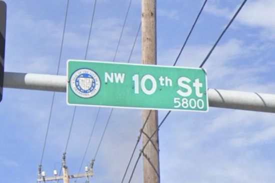 NW 10th Street Foot Chase Ends With Cop Opening Fire
