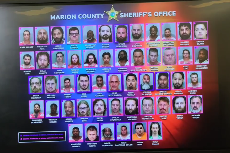 Ocala Braces As Cops Unveil Record Child Predator Sting