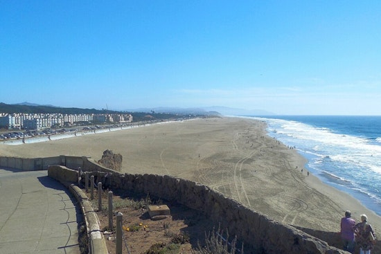 Ocean Beach Sand Mystery Pits Sewage Lifeline Against Surfside Playground