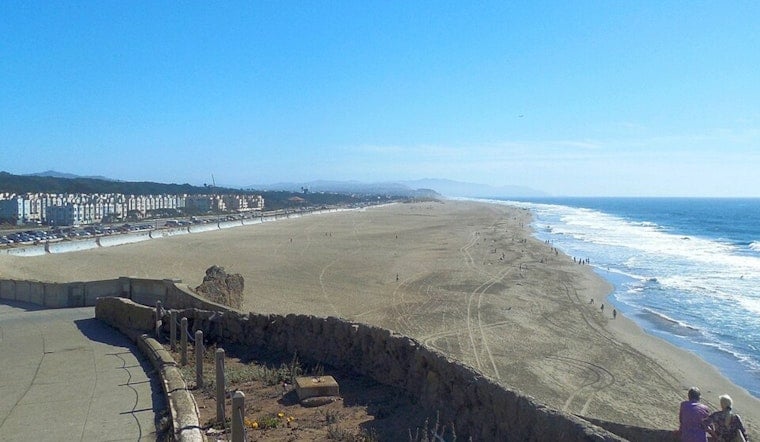 Ocean Beach Sand Mystery Pits Sewage Lifeline Against Surfside Playground