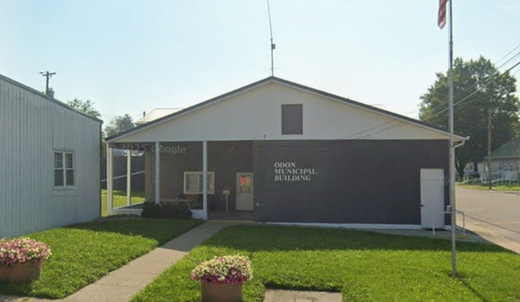Odon Town Hall Soaked as Flash Flood Washes Out Council Meeting