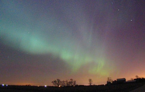 OKC Chases Northern Lights As Stormy Skies Muscle In
