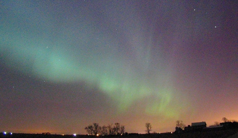 OKC Chases Northern Lights As Stormy Skies Muscle In