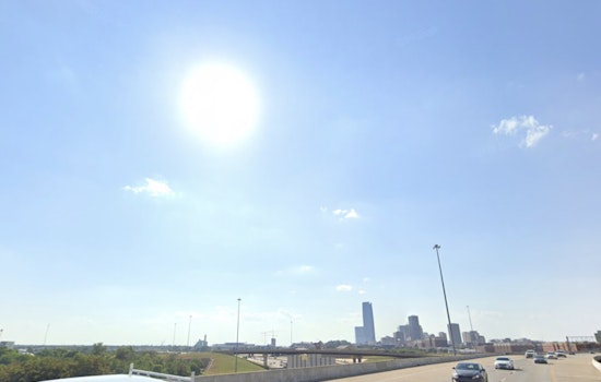 Oklahoma City Swelters as Heat Cranks Up and South Winds Roar