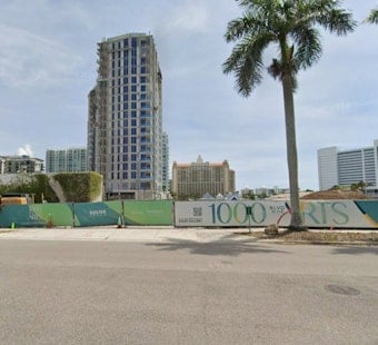 Old Sarasota Hyatt Leveled As 20-Story Harborside Tower Moves In