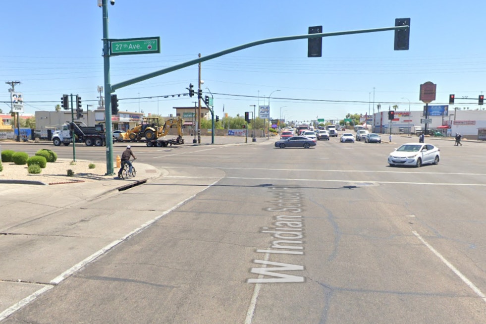 On West Phoenix's Indian School Road, Crossing the Street Can Be a Final Step
