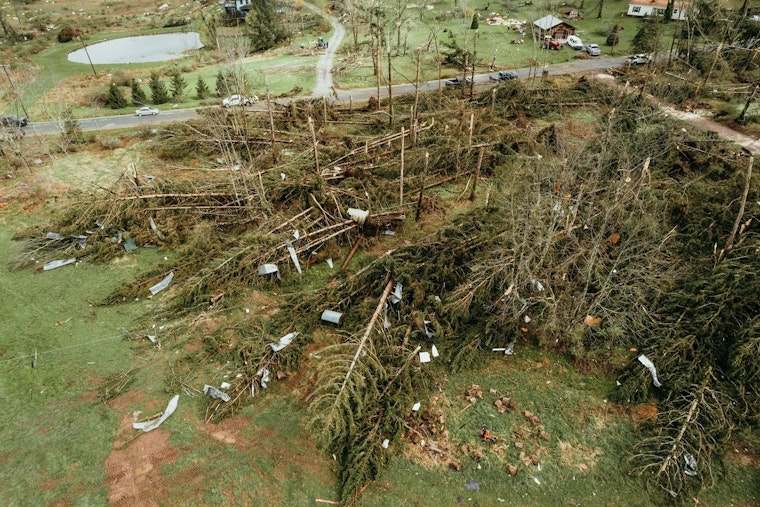 One Year After Nighttime Derecho, Bemidji Still Buried In Downed Trees