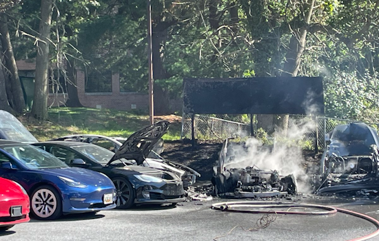 Owings Mills EV Blaze Draws HazMat Swarm, Snarls Reisterstown Road