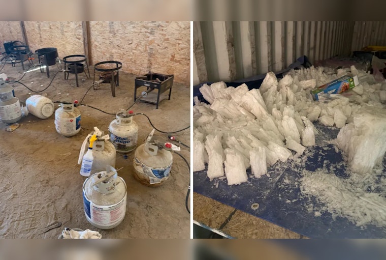 Palmdale Inspectors Trip Over Massive Meth Haul In Empty Lot