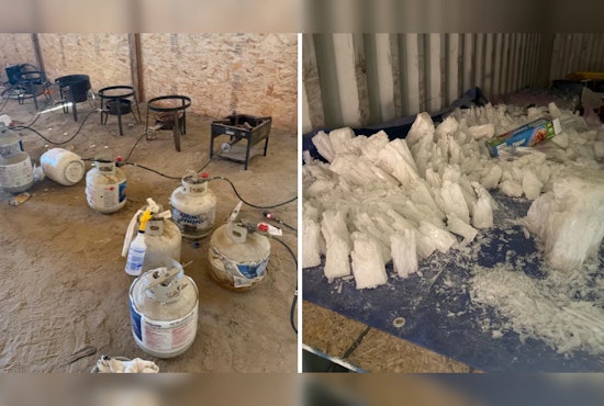 Palmdale Inspectors Trip Over Massive Meth Haul In Empty Lot