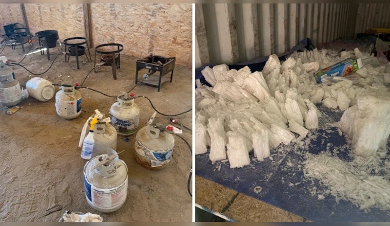 Palmdale Inspectors Trip Over Massive Meth Haul In Empty Lot