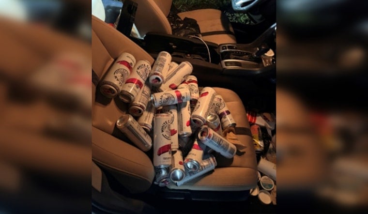 Pasco I-75 Stop Nets Driver With 34 Open Booze Containers, Troopers Say