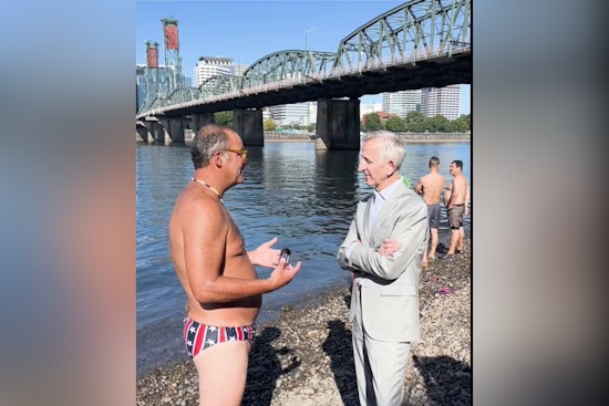 Portland Dives In As Willamette Beaches Open To Swimmers