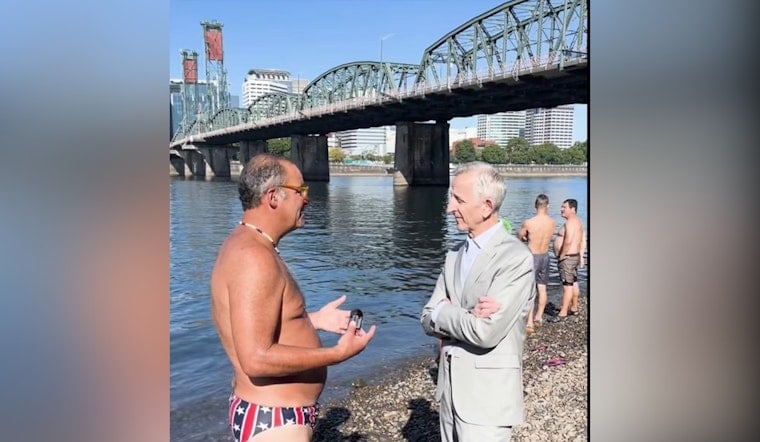 Portland Dives In As Willamette Beaches Open To Swimmers