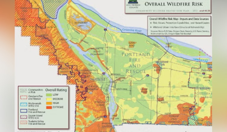 Portland Metro Unveils Wildfire Evac Maps To Dodge Traffic Nightmares