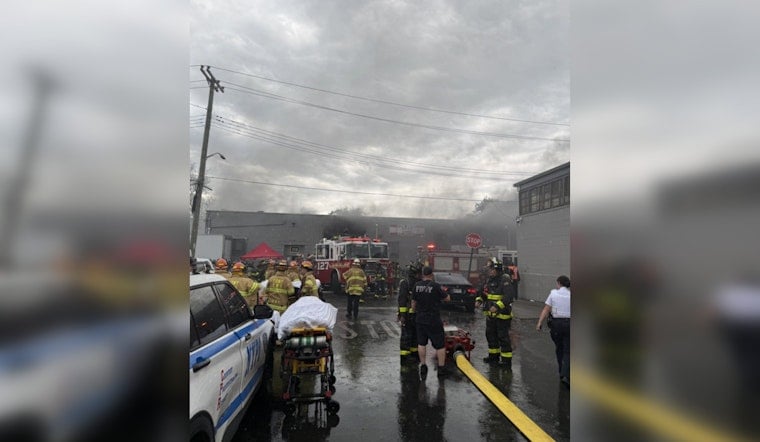 Queens Block Choked by Three-Alarm Inferno as FDNY Races to 104th Avenue
