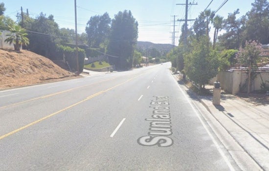 Quick-Strike Crews Corner Shadow Hills Brush Blaze Off Sunland Blvd