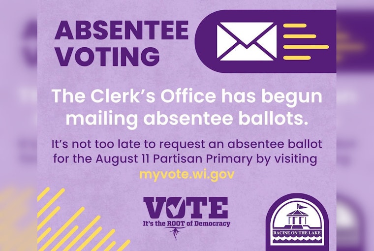 Racine Floods Mailboxes With Absentee Ballots Ahead of Primary Showdown