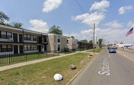 Red-Light SUV Rips Into Detroit West Side Apartment