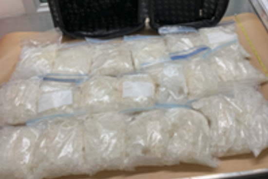 Redwood City Cops Nab 23 Pounds of Meth in Street Stash Bust