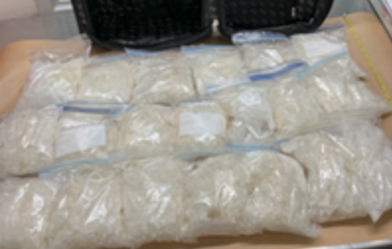 Redwood City Cops Nab 23 Pounds of Meth in Street Stash Bust