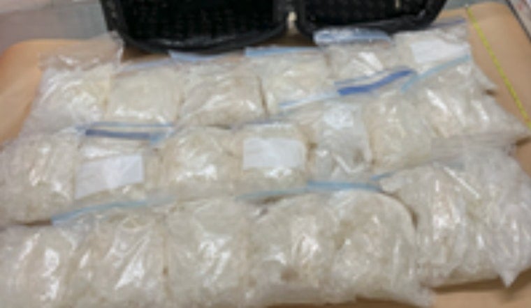 Redwood City Cops Nab 23 Pounds of Meth in Street Stash Bust