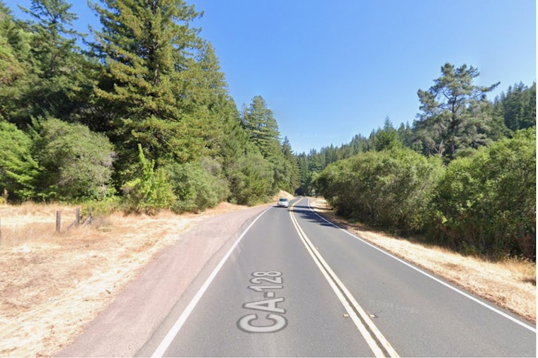 Redwood Crash On Mendocino’s Hwy 128 Near Navarro Kills Logging Trucker