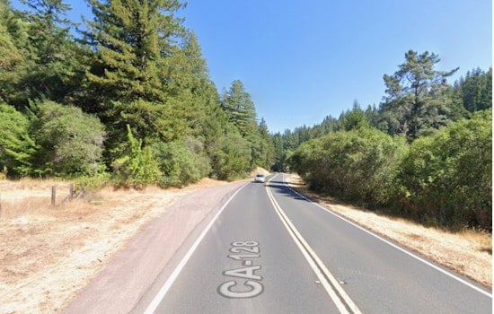 Redwood Crash On Mendocino’s Hwy 128 Near Navarro Kills Logging Trucker