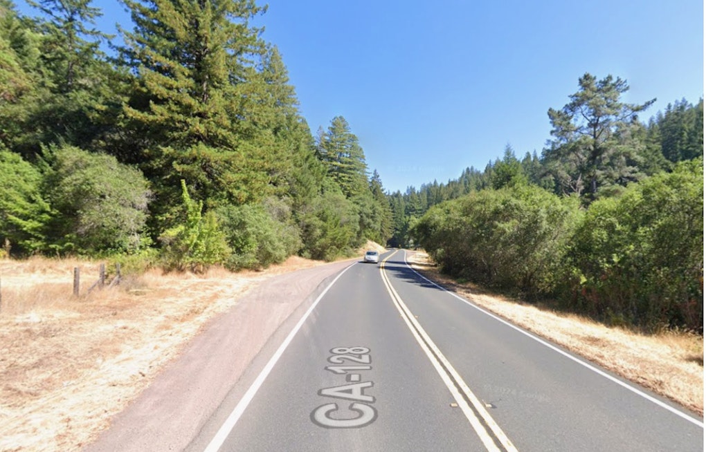 Redwood Crash On Mendocino’s Hwy 128 Near Navarro Kills Logging Trucker