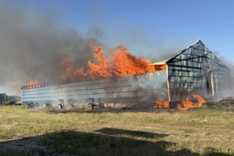 Ridgely Farm Fire Caused By Spontaneous Manure Combustion