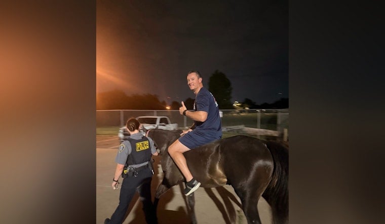 Runaway Horse Spurs Pre-Dawn Rodeo On SE 66th In OKC