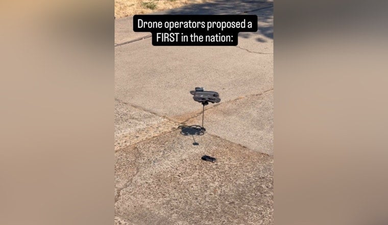 Sacramento Cops Fly 'Magnet Drone' Into Standoff to Snatch Suspect's Knife