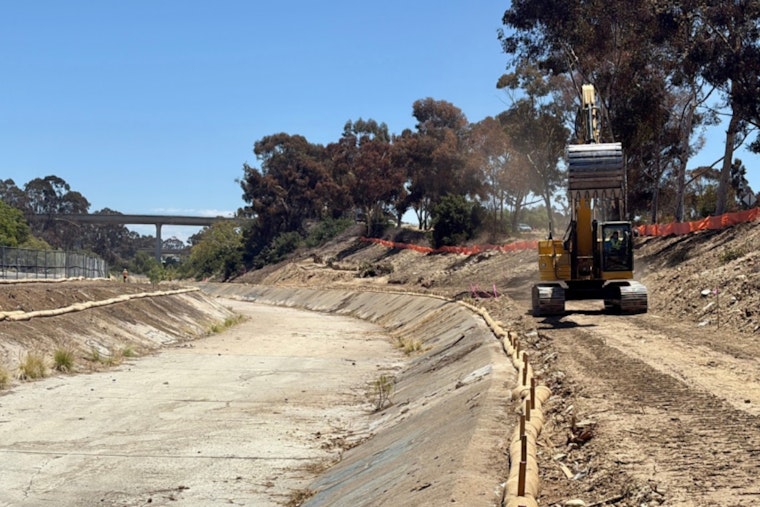 San Diego Rips Up 1,300 Feet Of Concrete To Let Chollas Creek Run Free