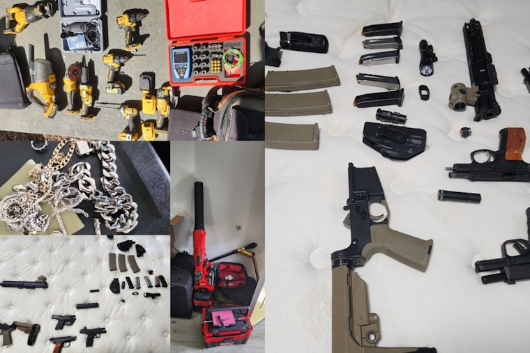 San Jose Cops Track Stolen Tools To Hotel Room, Nab Two In Gun Bust