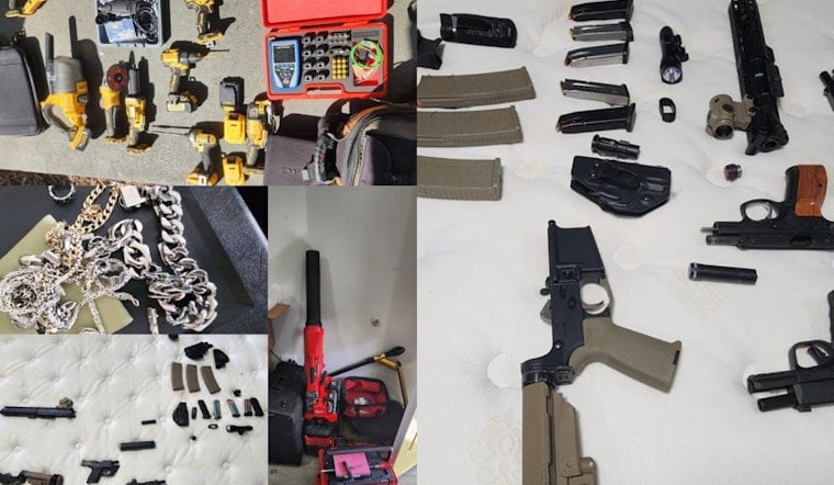 San Jose Cops Track Stolen Tools To Hotel Room, Nab Two In Gun Bust