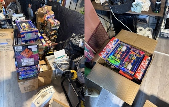 San Leandro Felon Nabbed Sitting On 546 Pounds Of Illegal Fireworks