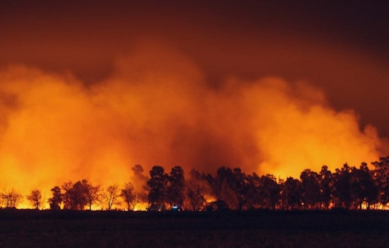 ‘School’ Blaze Flares Up Near Yuba County Campus