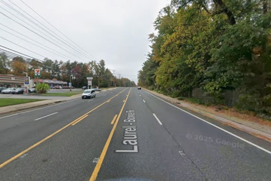 School Bus Crash Chokes Off Laurel-Bowie Road Near Old Chapel