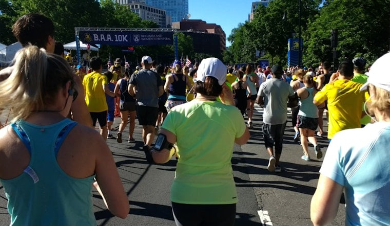Sea of Sneakers as 10,000 Runners Take Over Boston for B.A.A. 10K