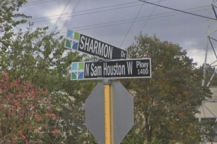 Sedan Goes Partly Under Box Truck, Snarls Sam Houston Parkway Feeder