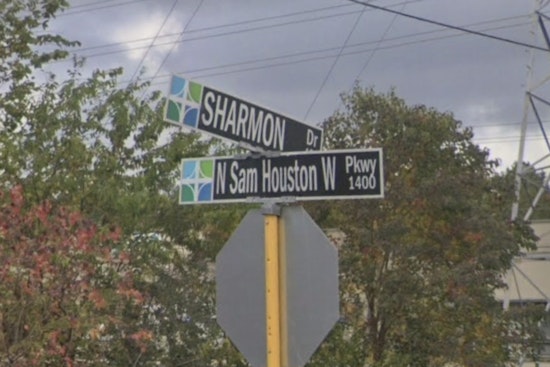 Sedan Goes Partly Under Box Truck, Snarls Sam Houston Parkway Feeder