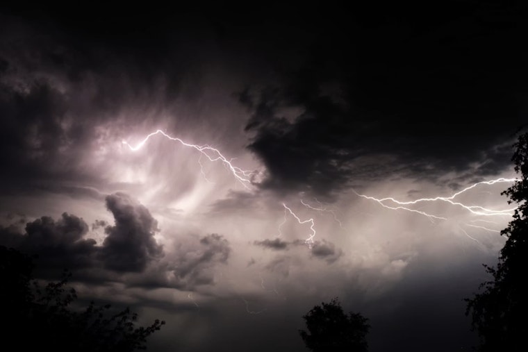 Storm Freight Train Rips Across Northeast North Carolina