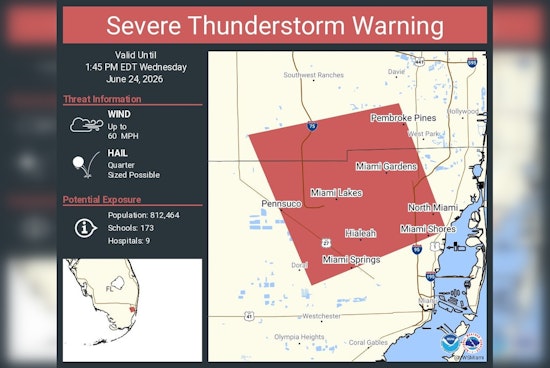 Severe Storm Roars From Hialeah To Miramar As Miami Braces For Hail And 60 Mph Gusts