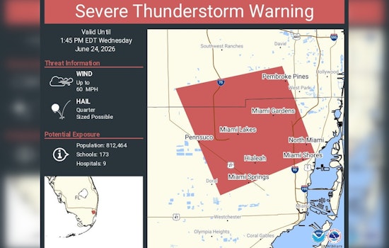 Severe Storm Roars From Hialeah To Miramar As Miami Braces For Hail And 60 Mph Gusts