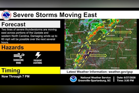 Severe Storm Warning Zeroes In On Henderson, Puts I-85 On Edge