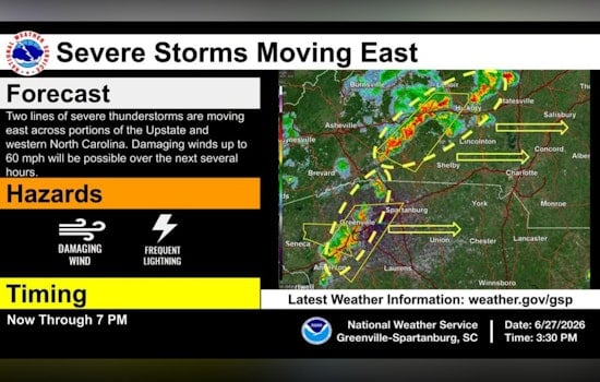 Severe Storm Warning Zeroes In On Henderson, Puts I-85 On Edge
