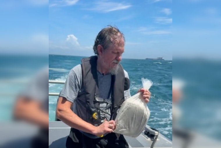 Silent Farewell Off N.C. Coast as 116 Unclaimed Ashes Are Scattered at Sea