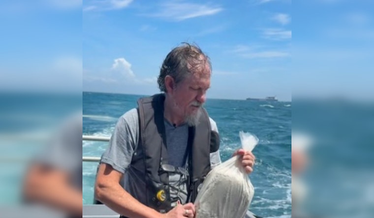 Silent Farewell Off N.C. Coast as 116 Unclaimed Ashes Are Scattered at Sea